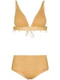 Oséree Lumière triangle lurex bikini - Gold