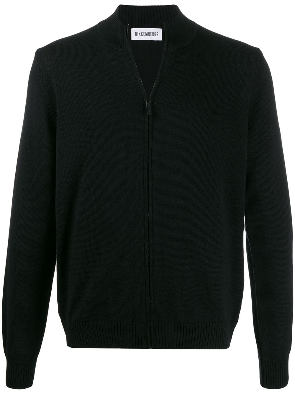 Dirk Bikkembergs Logo Knitted Cardigan In Black