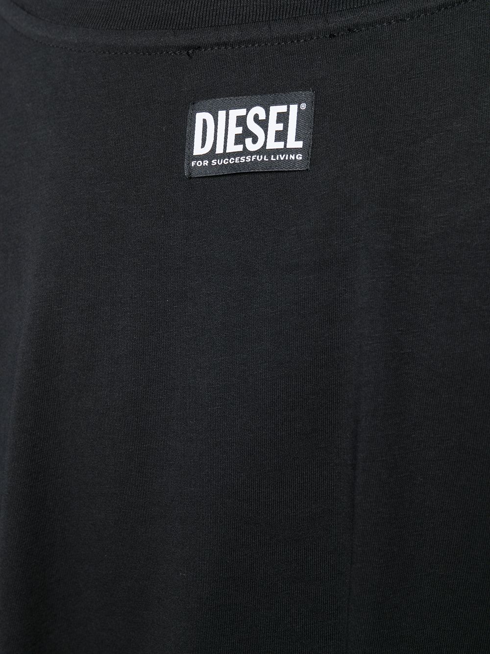 фото Diesel футболка-кафтан с фотопринтом