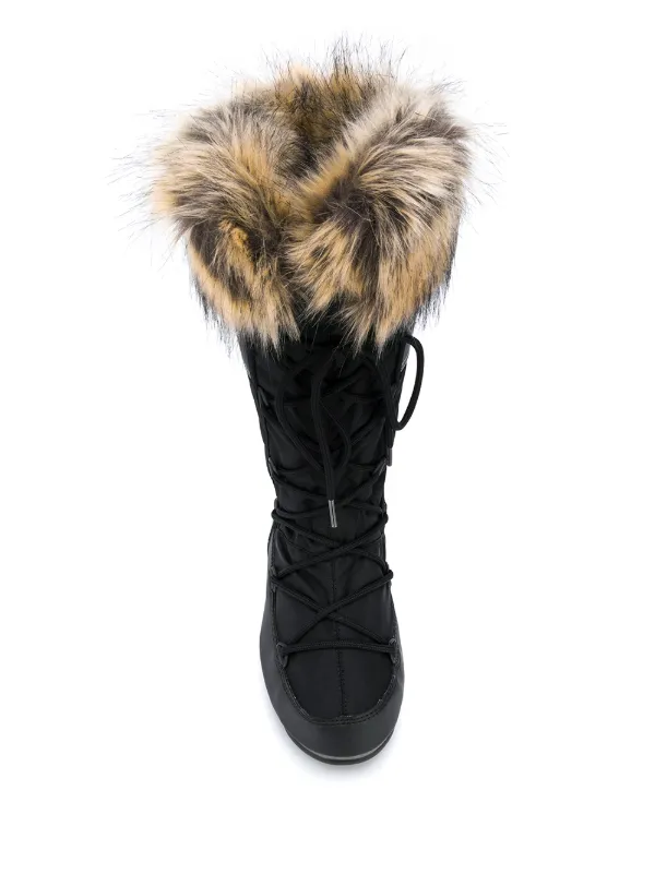 fur topped boots