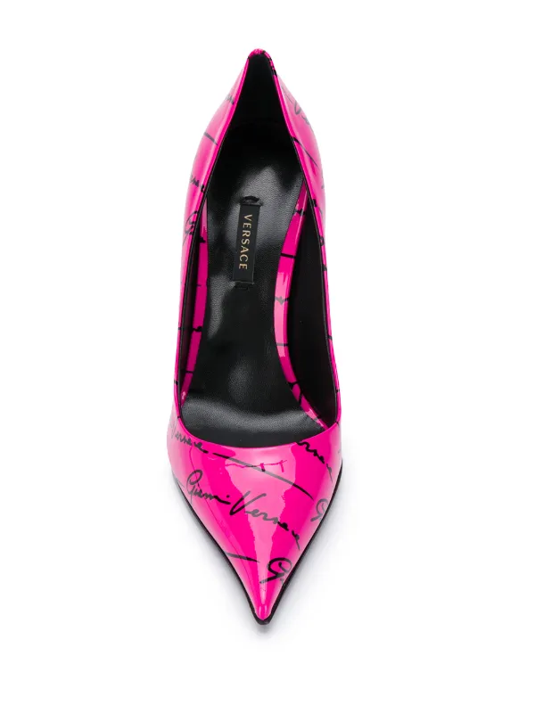 pink versace pumps