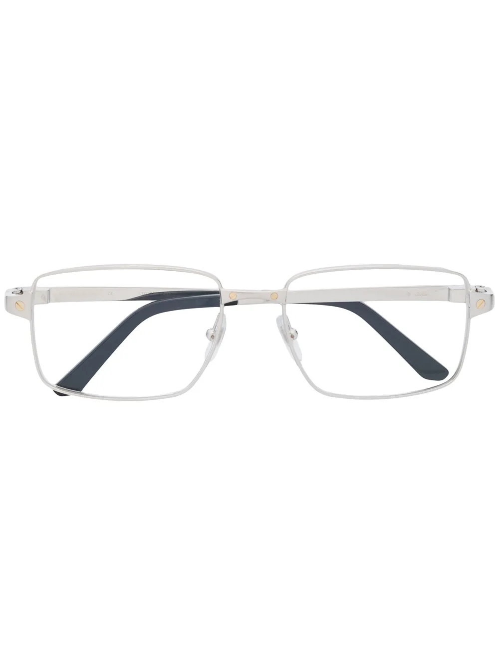 CARTIER SANTOS RECTANGULAR FRAME GLASSES