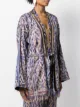 Forte Forte veste d'inspiration kimono à imprimé abstrait
