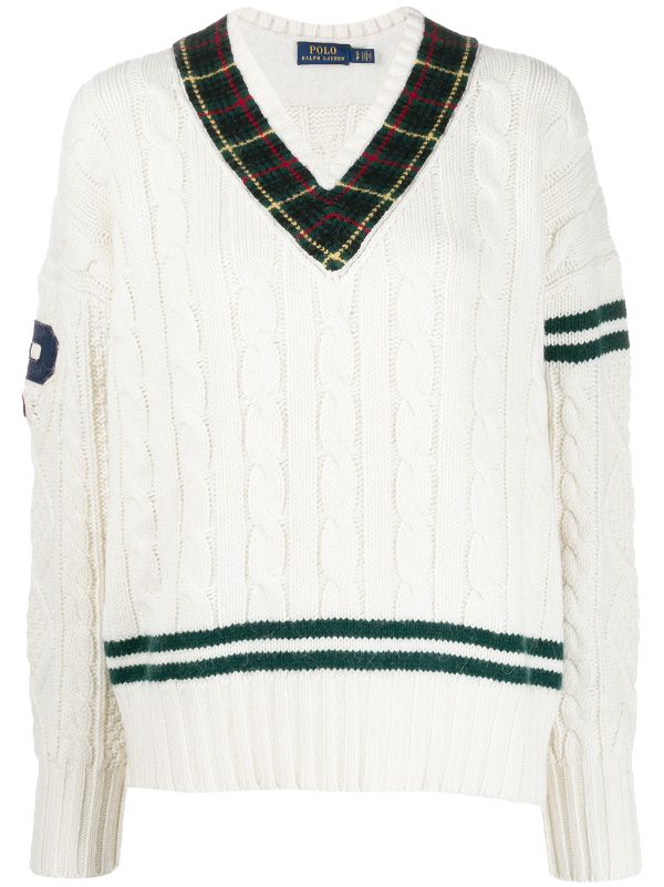 polo ralph lauren oversized cable knit jumper