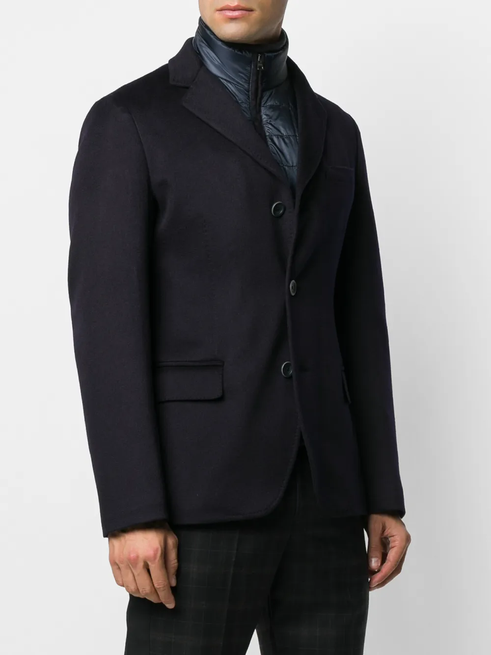 Herno Gelaagde blazer Blauw
