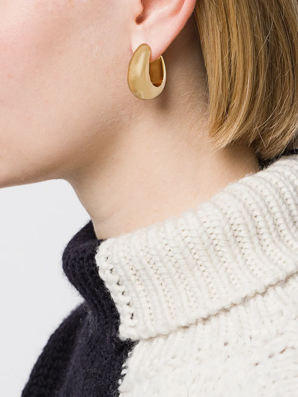 Tom Wood Large Ice Hoop Earrings - Farfetch