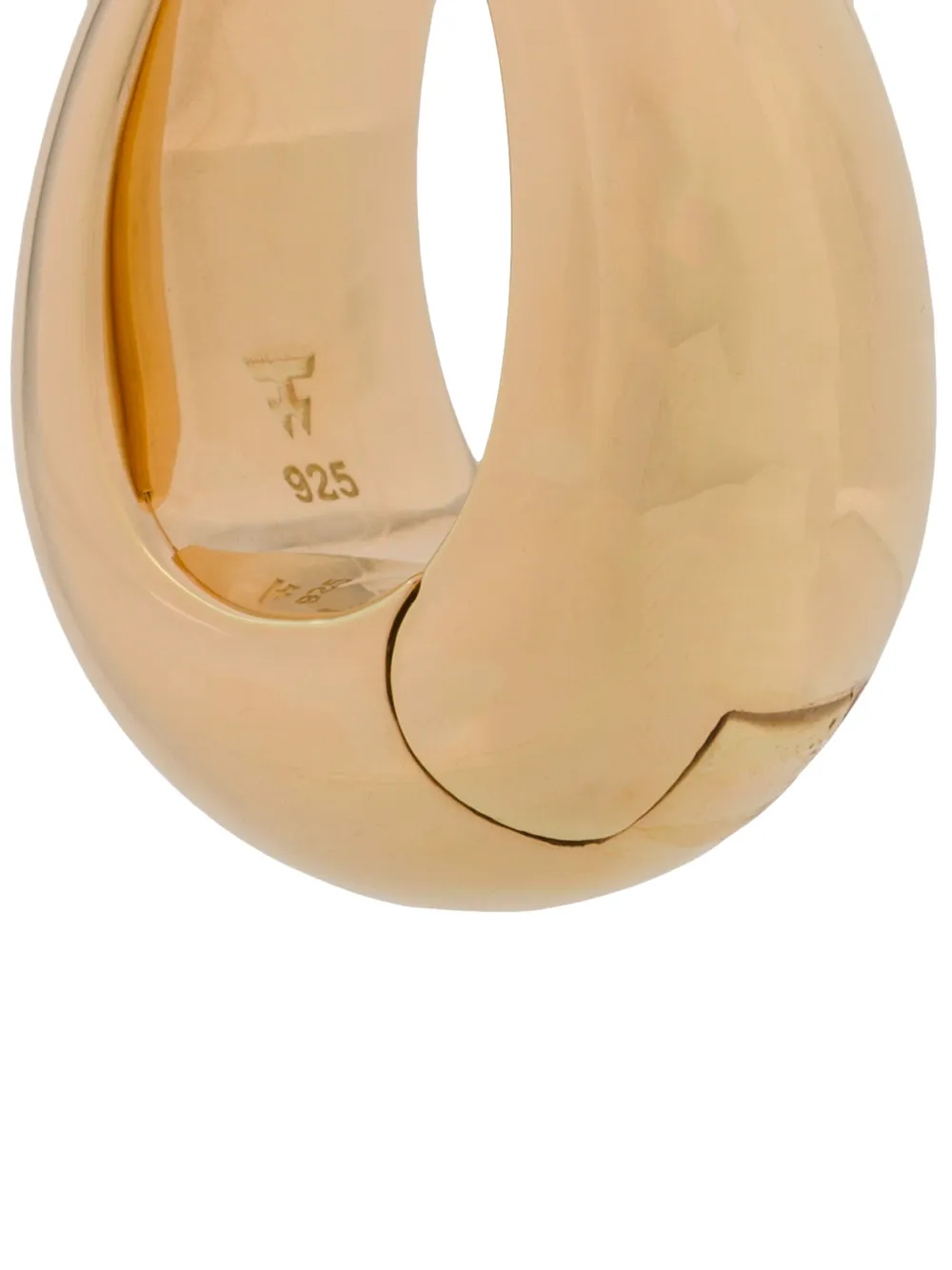 Tom Wood Large Ice Hoop Earrings - Farfetch