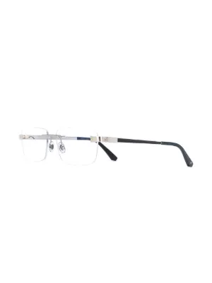 cartier rimless glasses mens