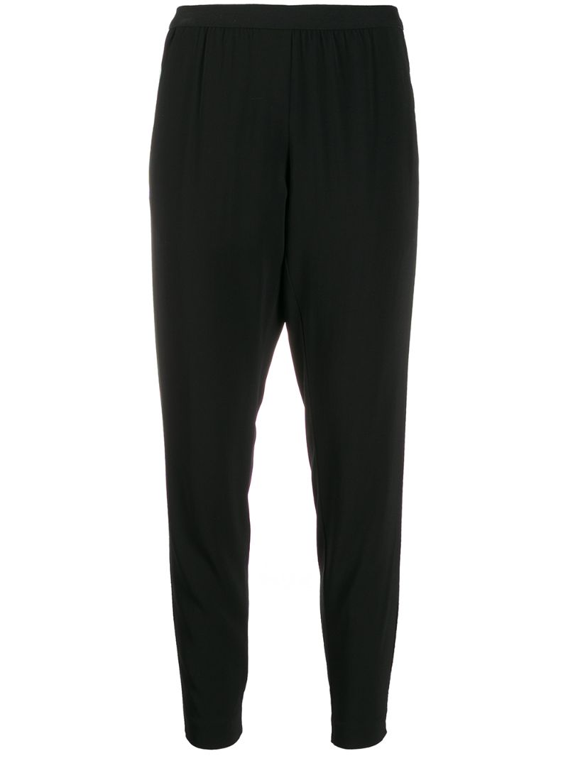 Shop Zadig & Voltaire Paula Tapered Track Trousers In Black