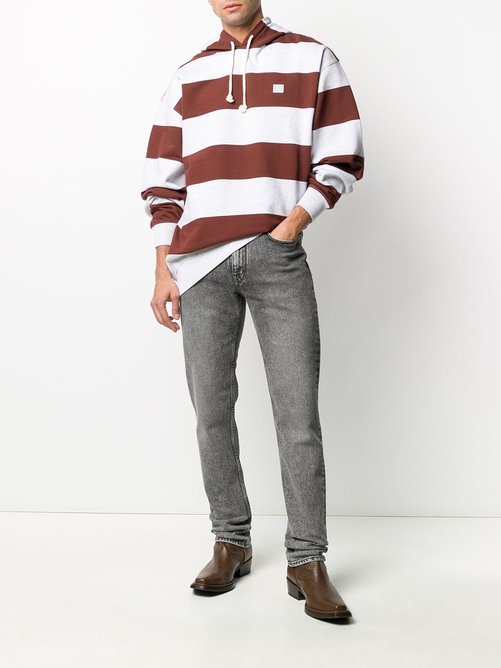 фото Acne studios striped hoodie