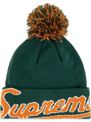 supreme new era script cuff beanie