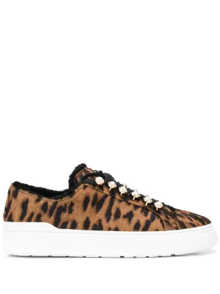 stuart weitzman leopard sneakers
