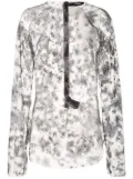 Paula Knorr sheer detail blouse - White