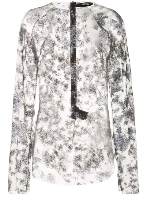 Paula Knorr sheer detail blouse