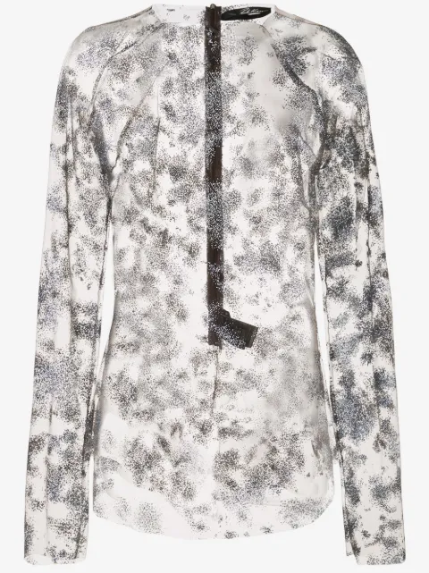 Paula Knorr sheer detail blouse