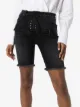 UNRAVEL PROJECT lace-up knee length shorts