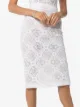 Alexander McQueen high-waist lace pencil skirt