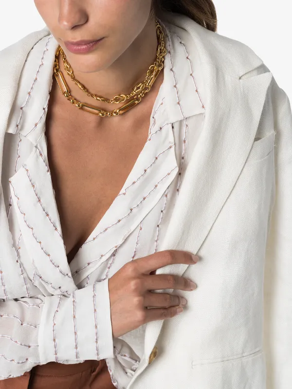 Shop Brinker \u0026 Eliza Love Knot necklace 