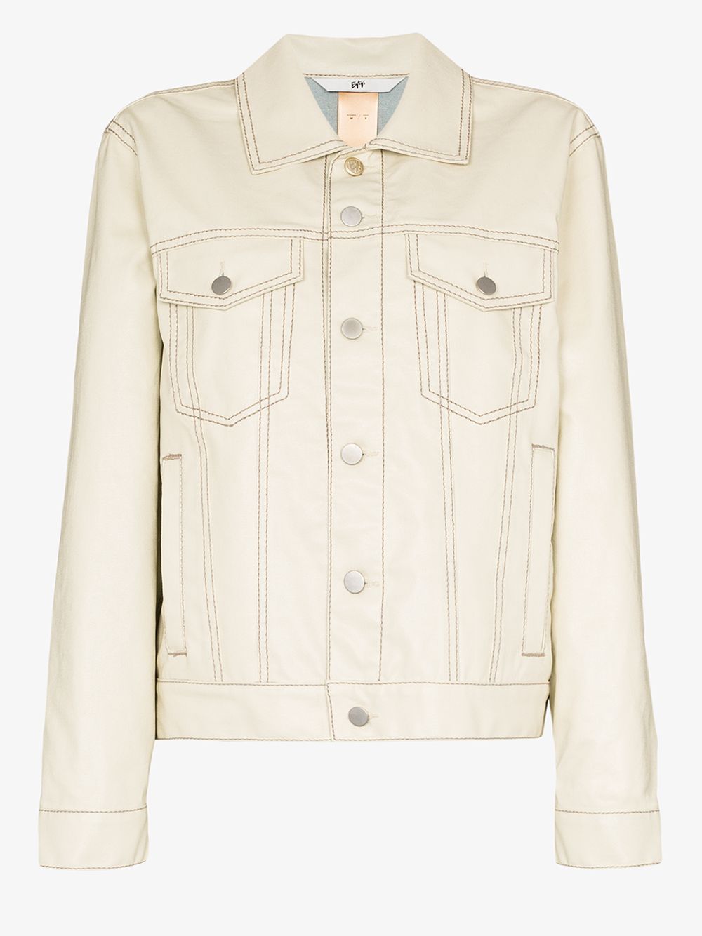 Eytys Buck Tar Denim Jacket In White | ModeSens