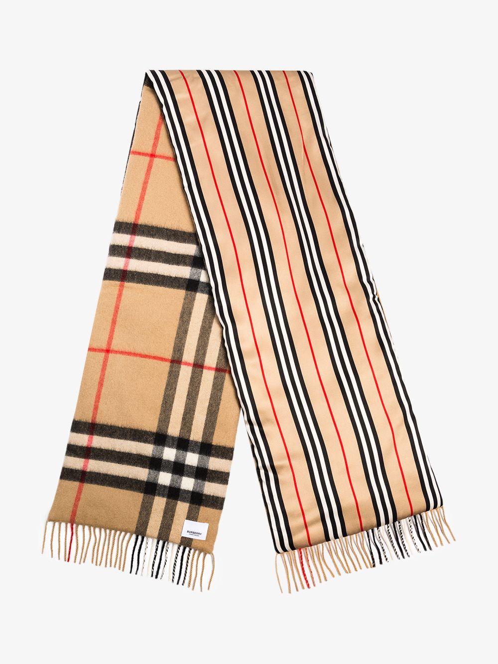 BURBERRY BEIGE GIANT VINTAGE CHECK SCARF,802437414651614