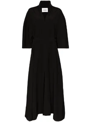 linen-blend maxi dress by Jil Sander, available on farfetch.com for £1060 Kate Moss Dress SIMILAR PRODUCT