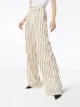 UNRAVEL PROJECT striped wide leg trousers