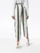 Alexander McQueen high waist striped trousers