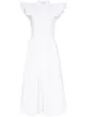 Image 1 of Alexander McQueen frill-sleeve midi dress