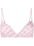 Stella McCartney monogram-print bikini top - Pink