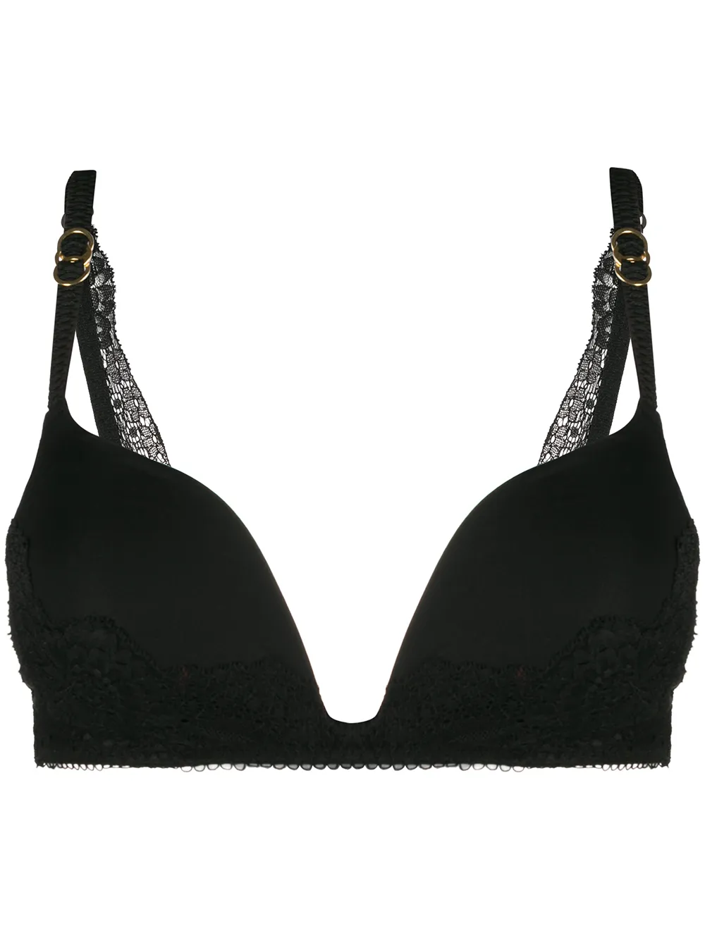 Stella McCartney Gepolsterter BH mit Spitze - Schwarz