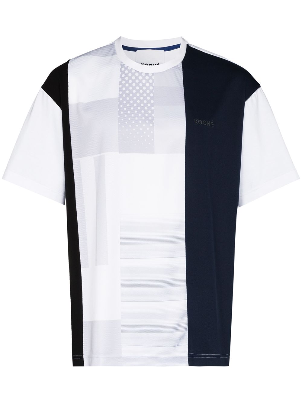 фото Koché vertical patchwork t-shirt