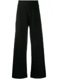 Pringle of Scotland knitted wide-leg trousers - Black