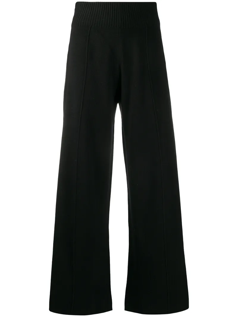 PRINGLE OF SCOTLAND KNITTED WIDE-LEG TROUSERS