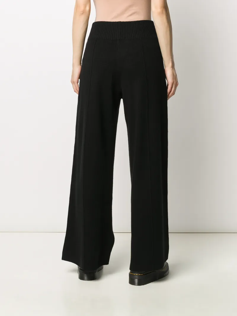 PRINGLE OF SCOTLAND KNITTED WIDE-LEG TROUSERS