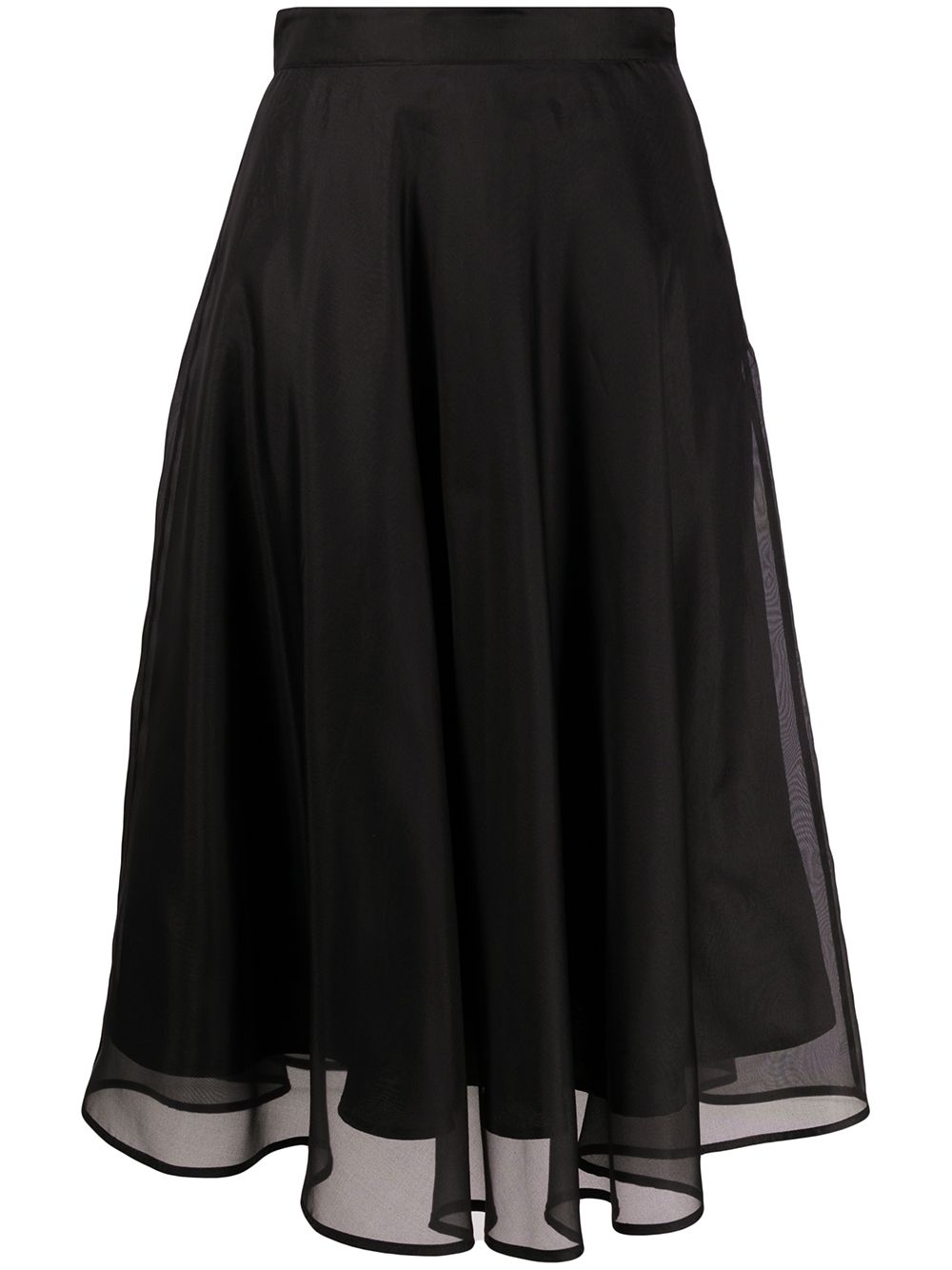 MSGM LAYERED MIDI SKIRT