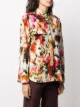 MSGM قميص بطبعة زهور وجيوب
