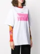 MSGM Impavido-print boxy T-shirt