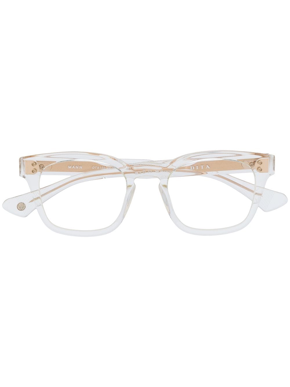 DITA EYEWEAR CLEAR FRAME GLASSES