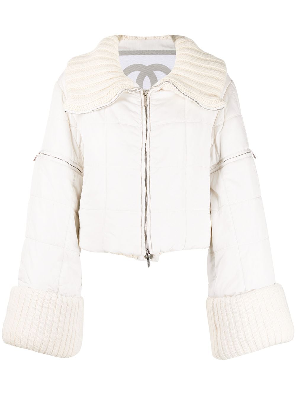 CHANEL Pre-Owned 2005 Sports Line Hooded Track Jacket - Farfetch