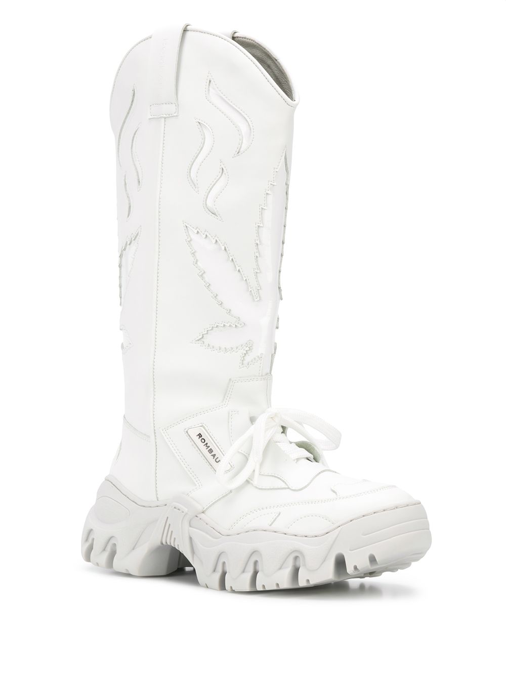 фото Rombaut boccaccio chunky cowboy boot w - white