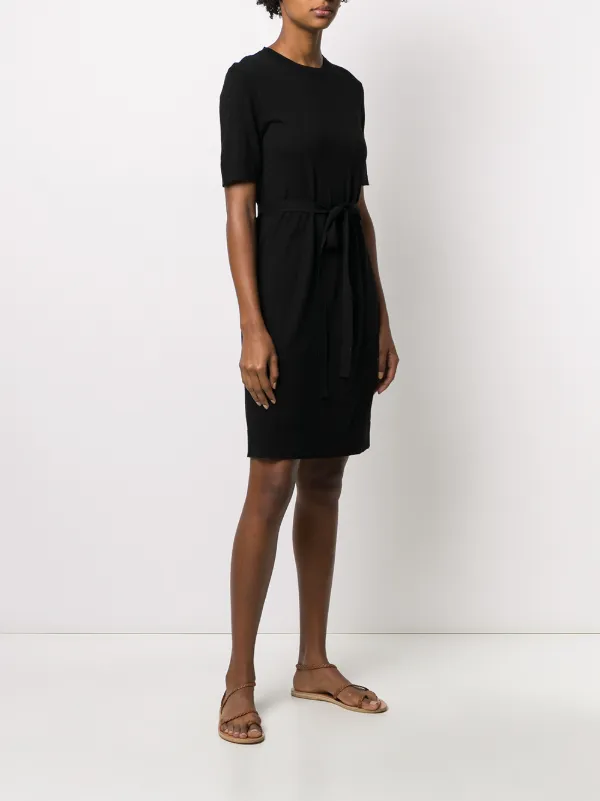 vince side tie cotton dress