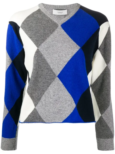 Pringle of Scotland V-neck argyle jumper - FARFETCH