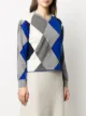 Pringle of Scotland V-neck argyle jumper