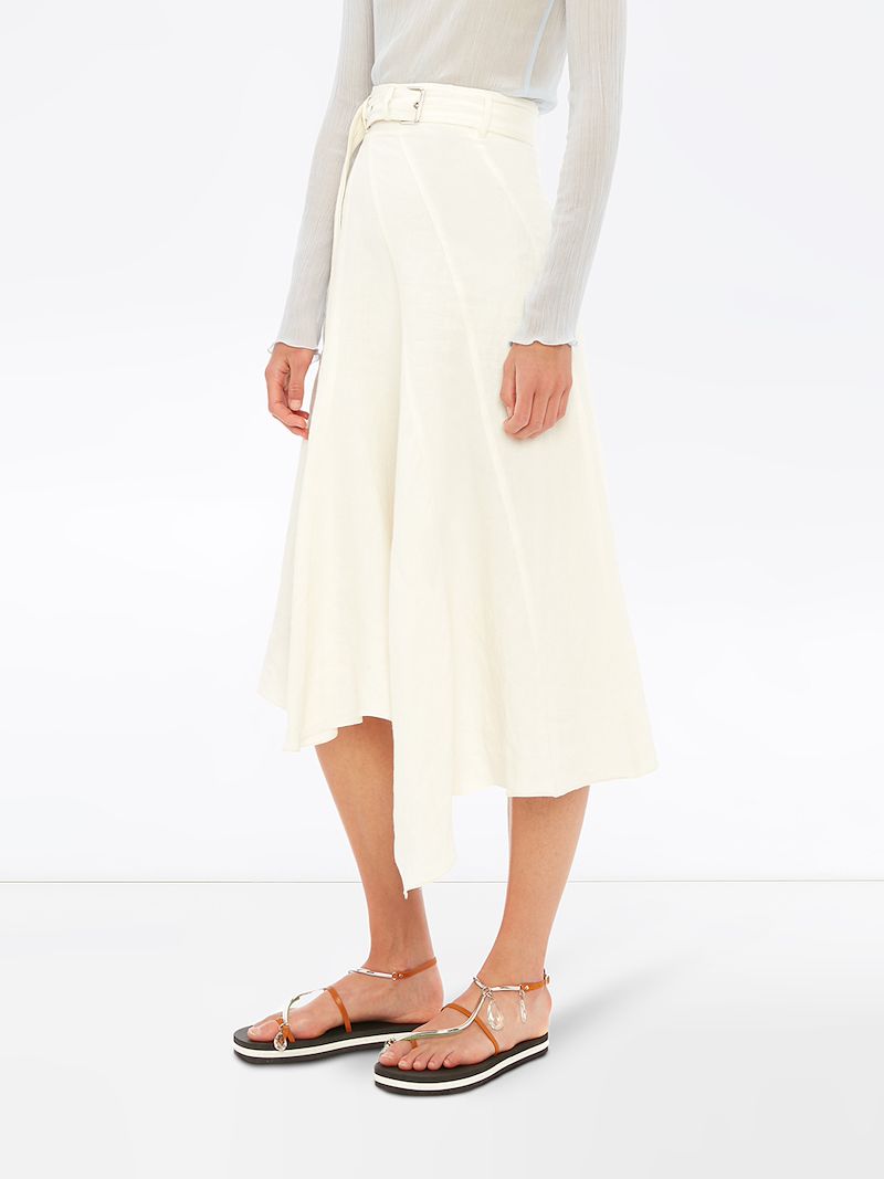 jw anderson asymmetric skirt