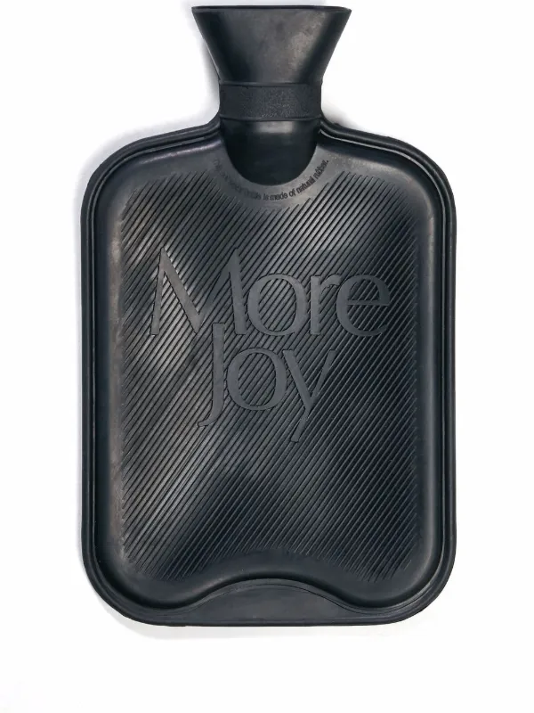 More Joy debossed-logo Hot Water Bottle 