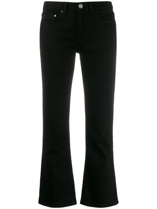 Jean évasé crop - Victoria Victoria Beckham - Modalova