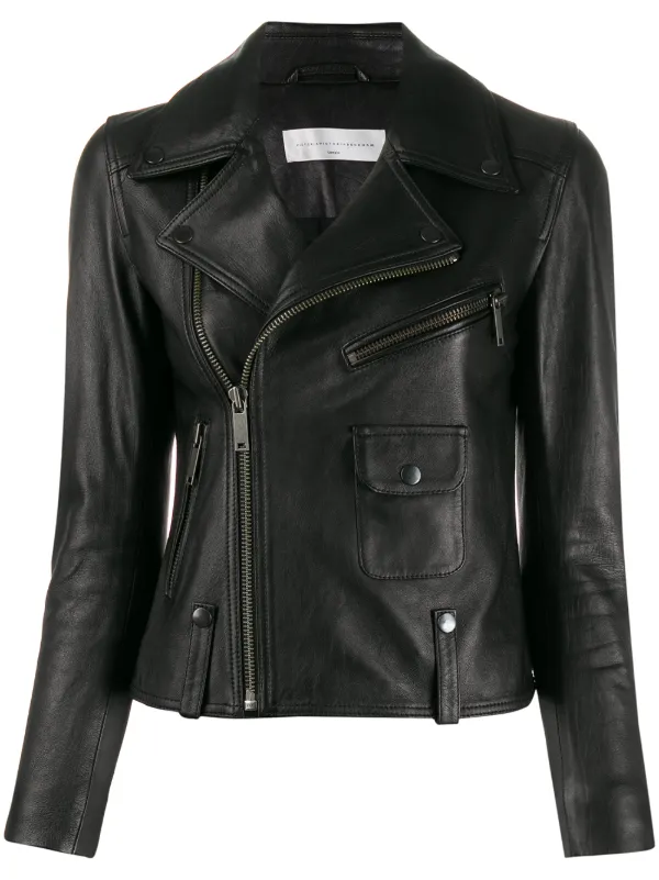 victoria beckham leather jacket