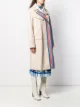 Victoria Victoria Beckham striped panel trench coat