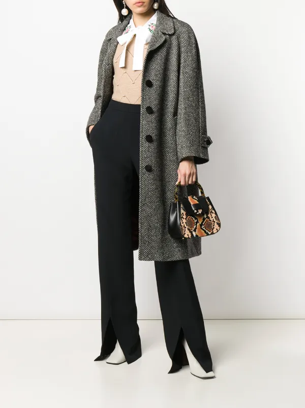 alexa chung herringbone coat