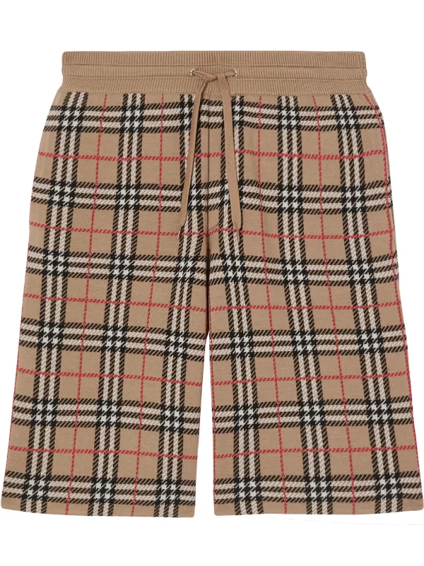 burberry wool shorts